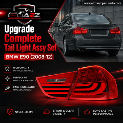 Upgrade Complete Tail Light Assy Set (Upgrade Normal To LED Upgrade) Plug And Play No Need To Change Bumper Compatible With BMW E90 (2008-12) Tag No.5