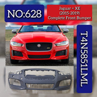 Complete Front Bumper T4N5851LML Compatible With Jaguar XE (2015-2019) Tag No.628