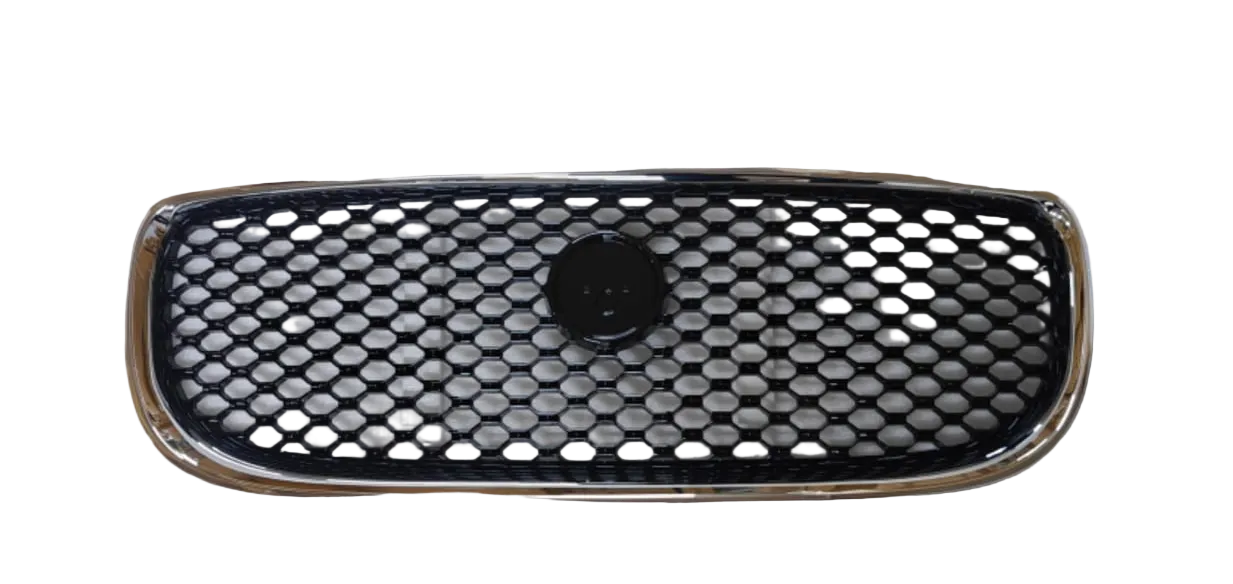 Outer Chrome Glossy Black Show Grill T4N5782 Compatible With Jaguar XE (2015-2019) Tag No.64