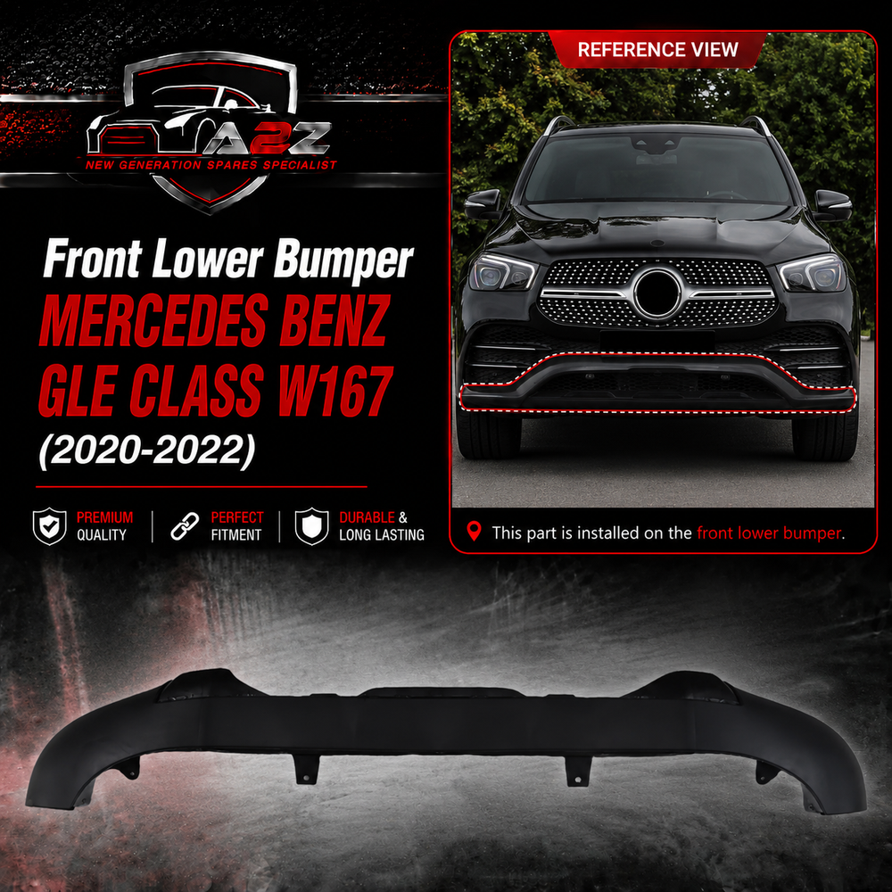 Front Lower Bumper 1678857407 A1678857407 Compatible With MERCEDES BENZ GLE CLASS W167 (2020-2022) Tag No.363