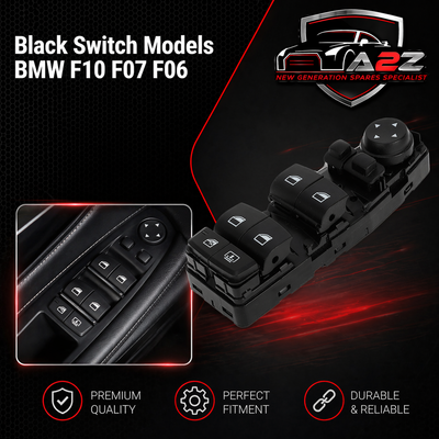 Pin Window Black Switch Models 61319238240 61319241956 61319179915 Compatible With BMW 5 Series F10 12 F10/F07/F06 Tag-SW-44