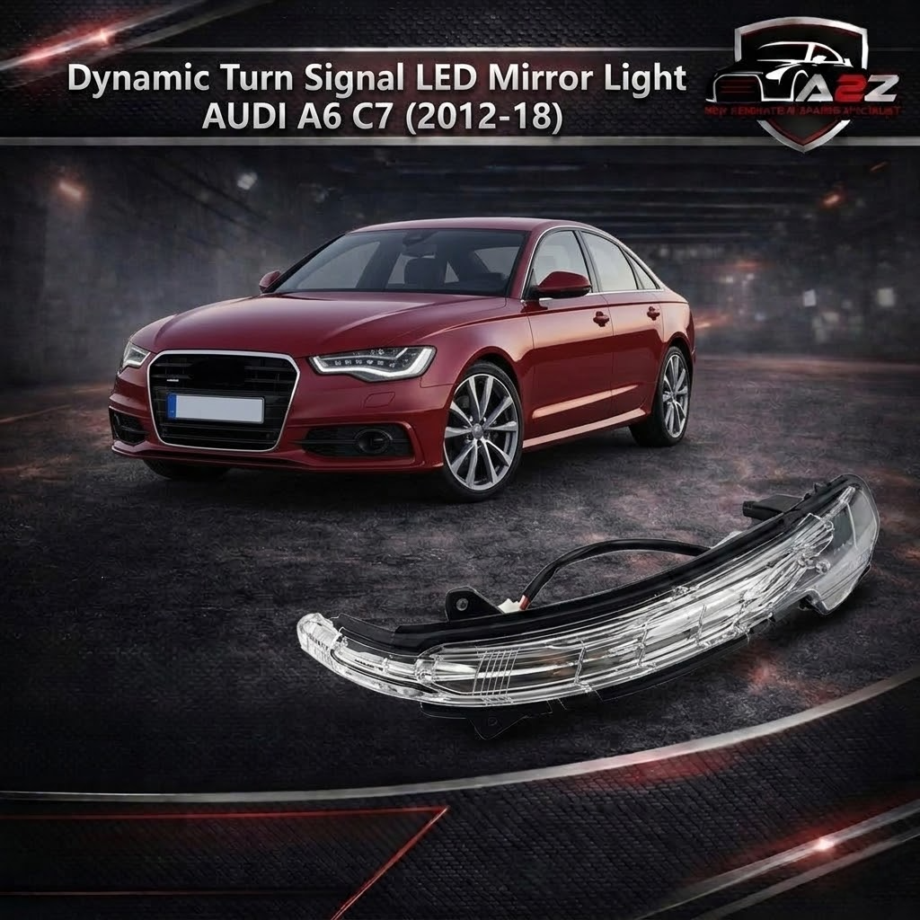 Dynamic Turn Signal LED Mirror Light Left 4GD949102 & Right 4GD949101 Compatible with AUDI A6 C7  Tag-MLA-154