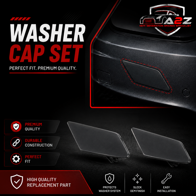Washer Cap Set Left 3V0955109 & Right 3V0955110 Compatible With Skoda Superb (2015-2018) Tag No.1001
