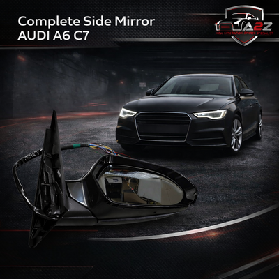 Mirror Assembly Electric Folding/Turn Signal Complete Door wing Mirror Left & Right (16 Pin) Compatible With AUDI A6 C7 Tag-SMA-155