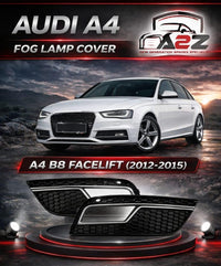 Fog Lamp Cover Left 8K0807681K & Right 8K0807682K 8K0807681K01C Compatible With AUDI A4 (2012-2015) No.15