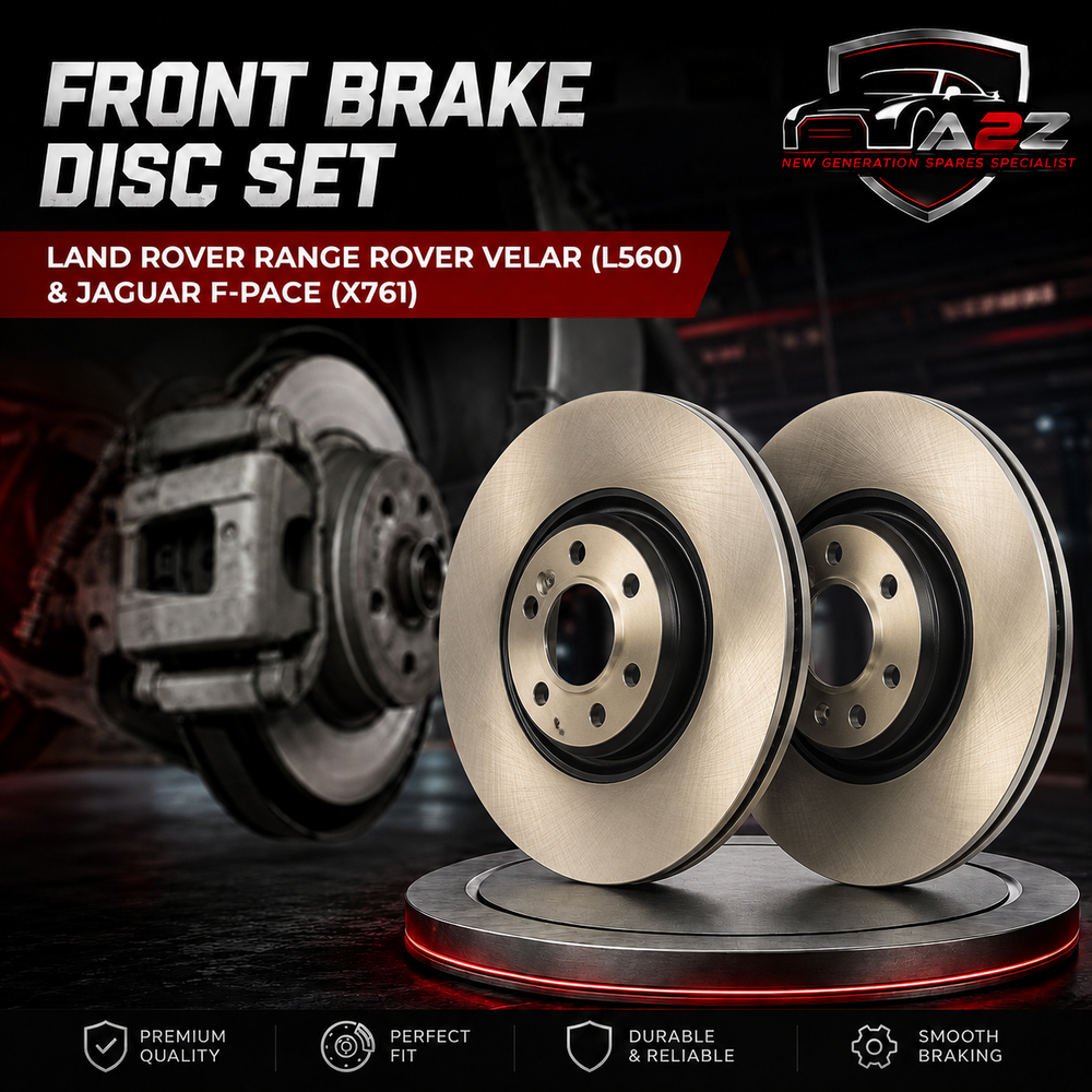 Front Brake Disc Set T4A2342 LR090684  Compatible With LAND ROVER RANGE ROVER VELAR (L560) & JAGUAR F-PACE (X761)