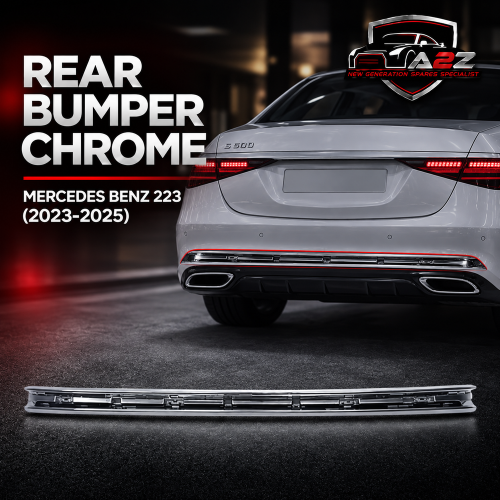 Rear Bumper Chrome A2238855800 Compatible With Mercedes Benz (223) (2023-2025) Tag No.243
