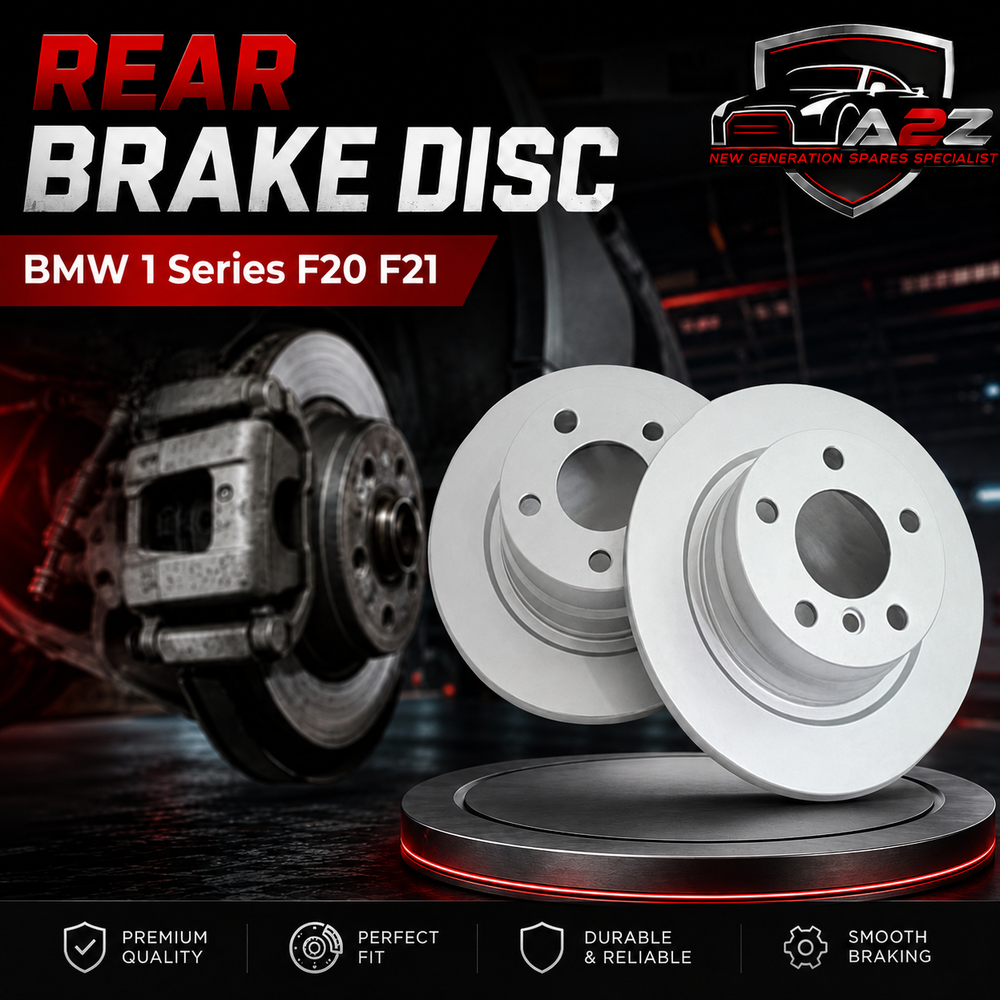Rear Brake Disc Set 34216792225 6792225 Compatible With BMW 1 Series F20 F21