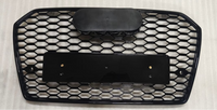 RS6 Full Black Honeycomb Show Grill Compatible With Audi A6 C7 Facelift(2016-18) Tag No.64