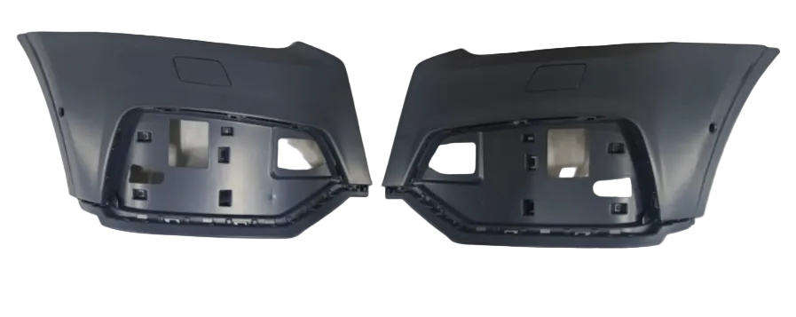 Front Upper Bumper Set (With Hole) Right 8U0807066KGRU & Left 8U0807065PGRU Compatible With Audi Q3 (2016-18) Tag No.73A