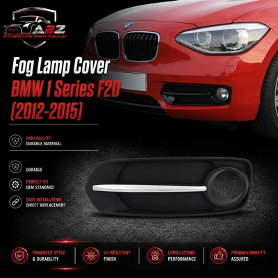 Fog Lamp Cover Compatible With BMW 1 Series F20 2012-2015 Fog Lamp Cover Left 51117341611 & Right 51117341612 Tag-FC-486