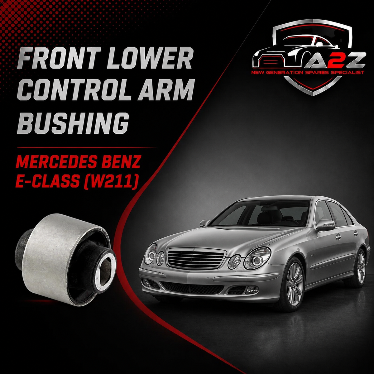 Front Lower Control Arm Bushing 2113332814  2113332914  A2113332814  A2113332914  Compatible With Mercedes Benz E-CLASS (W211)