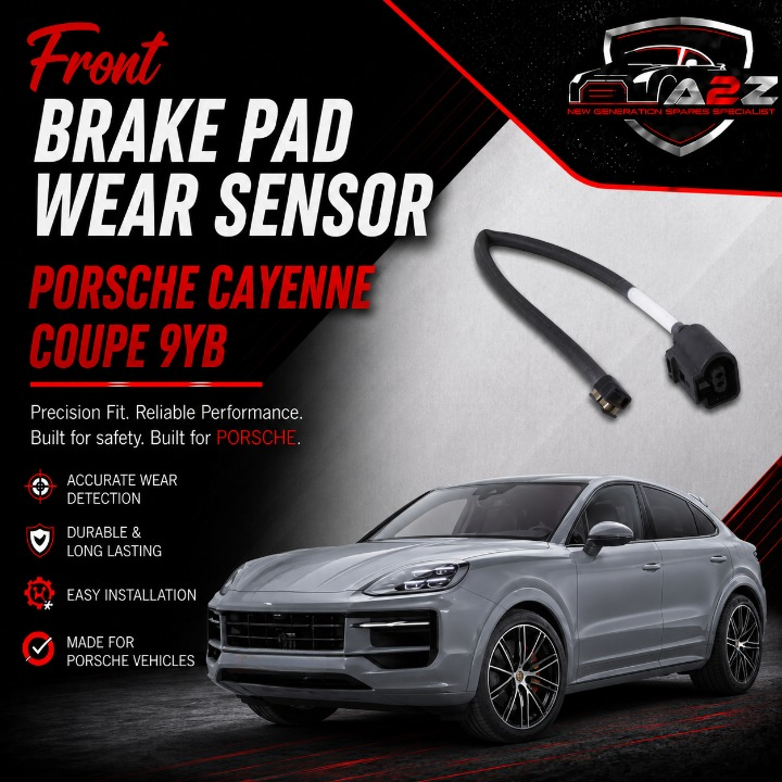 Front Brake Pad Wear Sensor 9Y0907253 9Y0907253E Compatible With PORSCHE CAYENNE Coupe 9YB