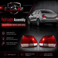 Tail Lamp Left 6RU945095 & Right 6RU945096 Compatible With VOLKSWAGEN VENTO (2010-2014)
