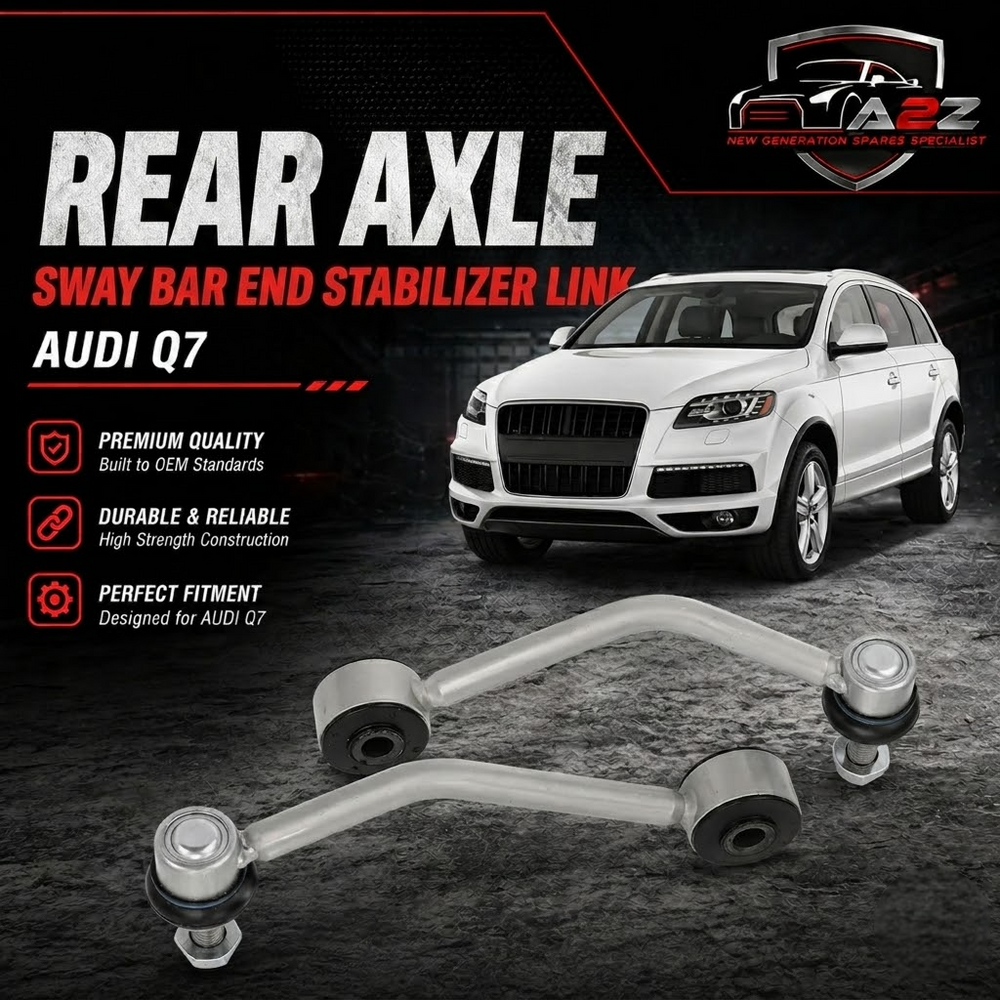 Rear Axle Sway Bar End Stabilizer Link Right 7L0505466A & Left 7L0505465A Set Compatible With AUDI Q7 (4LB)