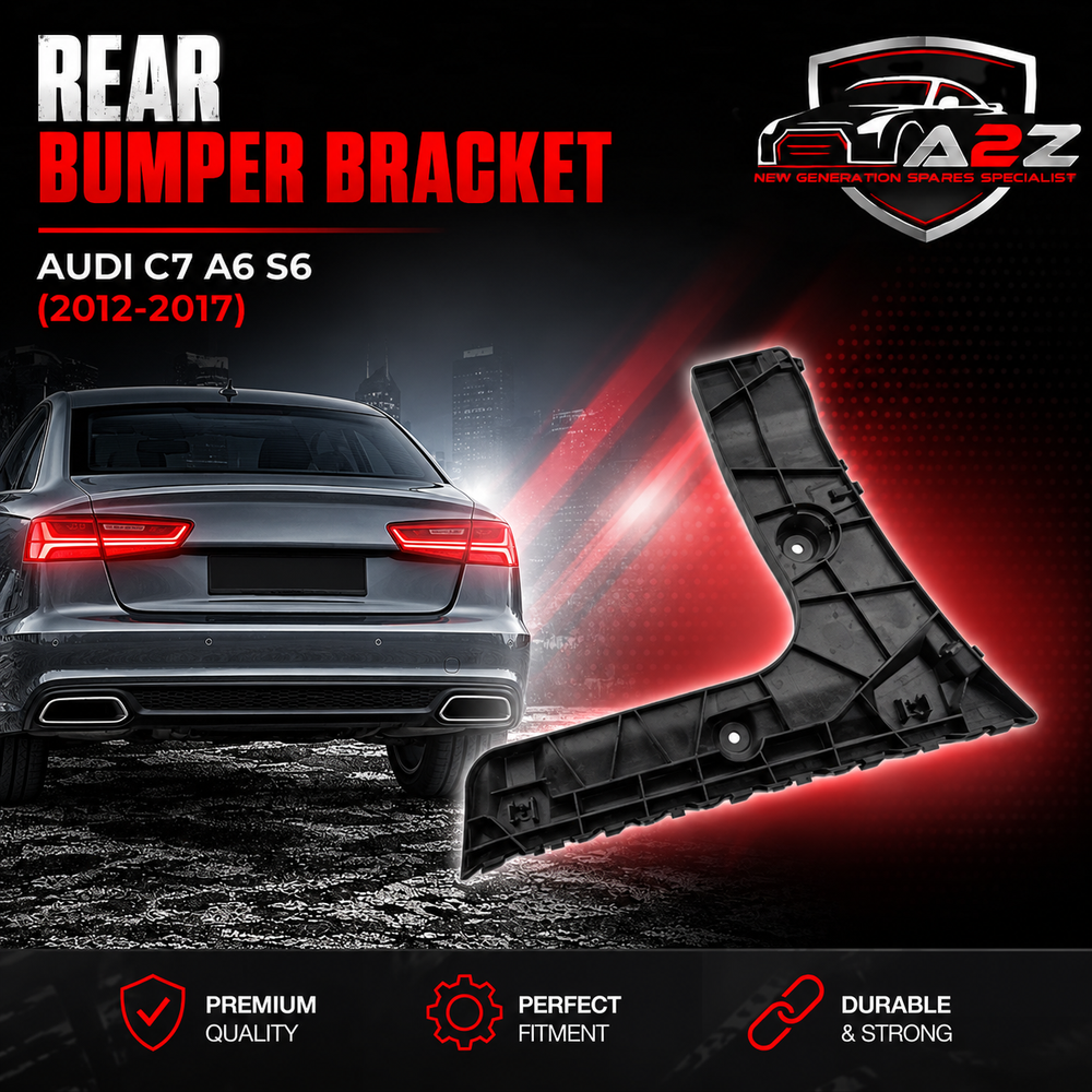 Rear Bumper Bracket Left 4G5807453 4G5807453C & Right 4G5807454 4G5807454C Compatible With AUDI A6 C7 (4G2, 4GC) | A6 / S6 (2012-2017) Tag No.62