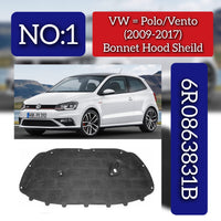 Bonnet Hood Sheild 6R0863831B Compatible With VW POLO V (6R1, 6C1), POLO V Saloon (602, 604, 612, 614) | VENTO (2009-2017) Tag No.1