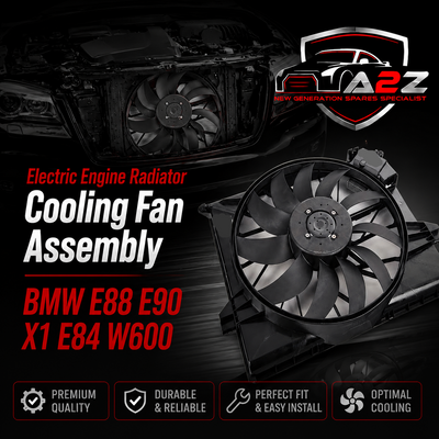 Electric Engine Radiator Cooling Fan Assembly 17427545366 Compatible With BMW E88 E90 X1 E84 W600