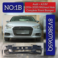 Front Complete Bumper Without Hole 8V5807065Q Compatible With Audi A3 Convertible (8V7, 8VE) & A3 Limousine (8VS, 8VM) - (2016-2020) Tag No.1B