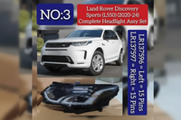 Complete Headlight Assy Right LR137597 & Left LR137596 Compatible With LAND ROVER DISCOVERY SPORT (L550) (2020-22) Tag No.03