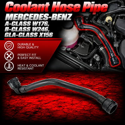 Coolant Hose Pipe 2465010058 A2465010058 For MERCEDES-BENZ A-CLASS W176 & B-CLASS W246, GLA-CLASS X156 Tag-H-504