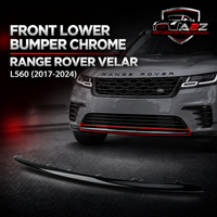 Front Lower Bumper Chrome LR095018 Compatible With Land Rover Range Rover Velar - L560 (2017-2024) Tag No.20