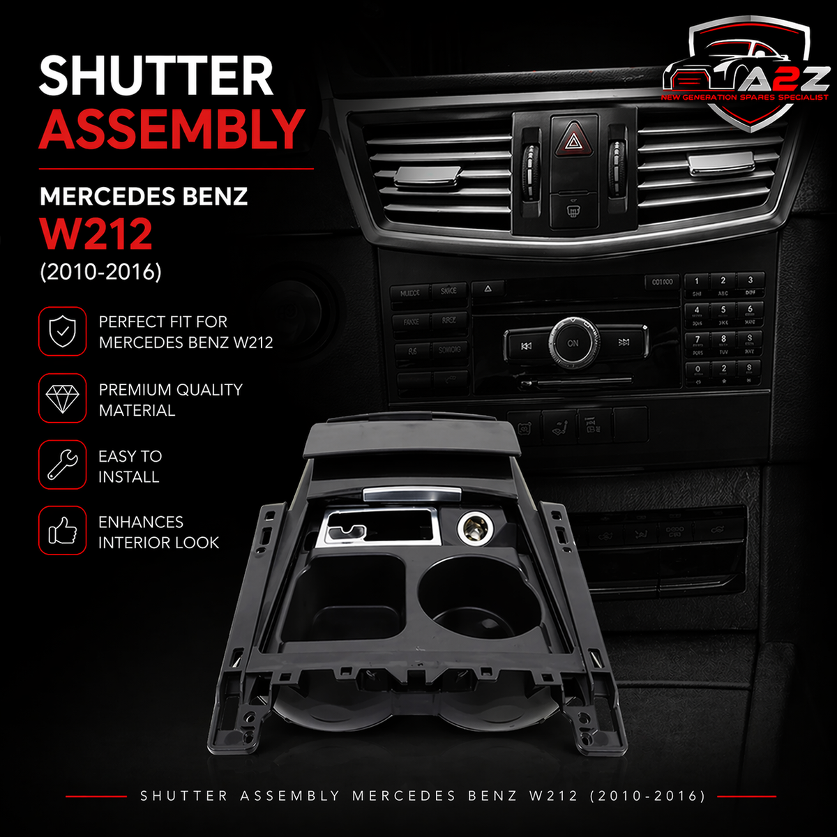 Shutter Assembly A2126805850 Compatible With Mercedes Benz W212