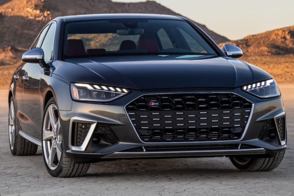 RS4 Black And Chrome Honeycomb Show Grill (For S Line Bumper) Compatible With Audi A4 B9 Facelift (2020-23) Tag No.33