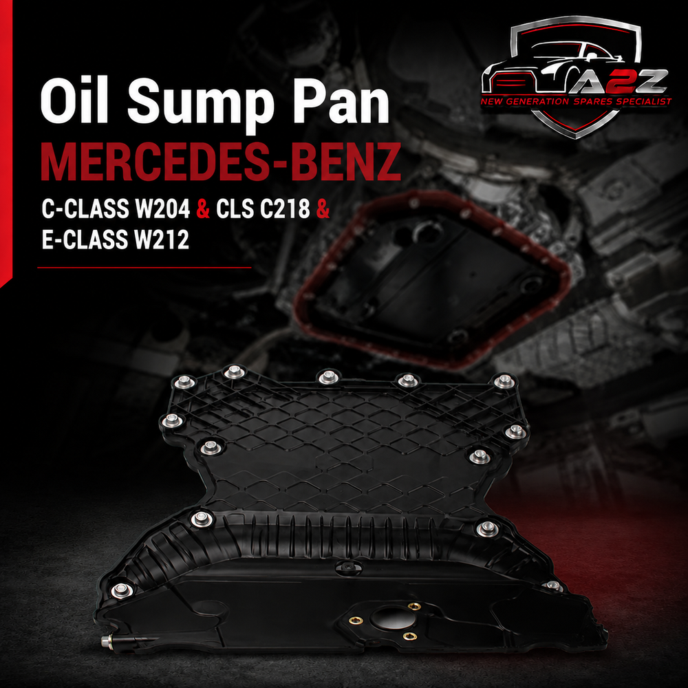 Oil Sump Pan  6510100528 A6510100528 Compatible With MERCEDES-BENZ C-CLASS W204 & CLS C218 & E-CLASS W212 Tag-OP-09