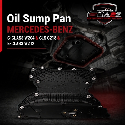 Oil Sump Pan  6510100528 A6510100528 Compatible With MERCEDES-BENZ C-CLASS W204 & CLS C218 & E-CLASS W212 Tag-OP-09