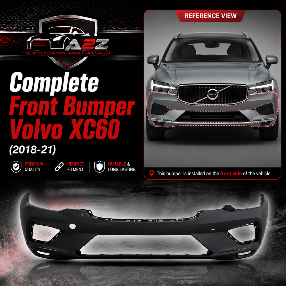 Complete Front Bumper With Spray 39848910 31425160 Compatible With Volvo XC60 (2018-21) Tag NO.863B