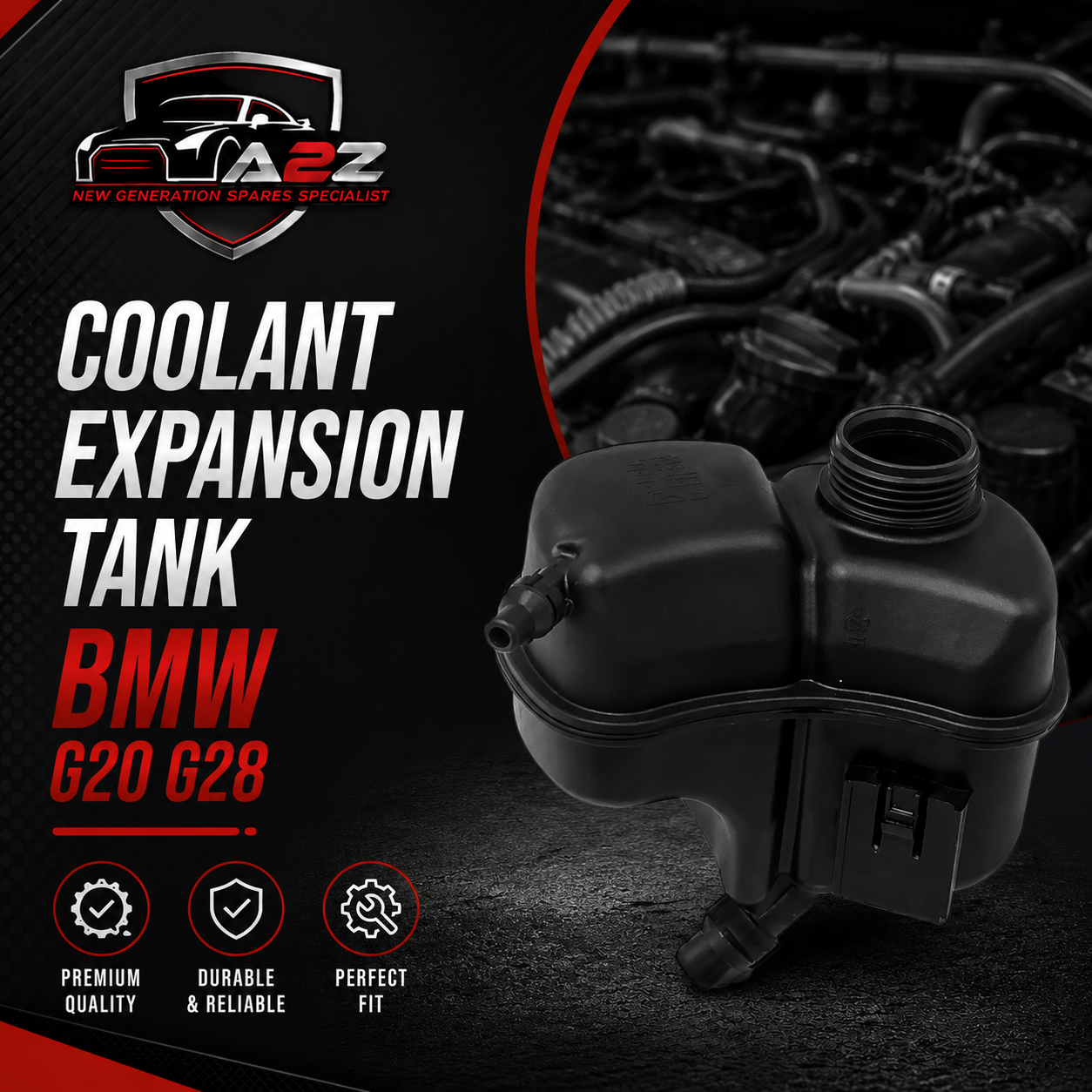 Coolant Expansion Tank 17138610653 Compatible With BMW G20 G28