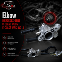 Elbow (Thermostat) 2742000115 2742003100 ASSY (Alluminium) For MERCEDES-BENZ C-CLASS W205 E-CLASS W212 W213 Tag-E-18