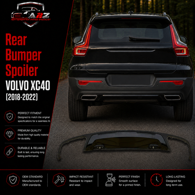 Rear Bumper Spoiler 31407965 Compatible With VOLVO XC40 [2018-2022]