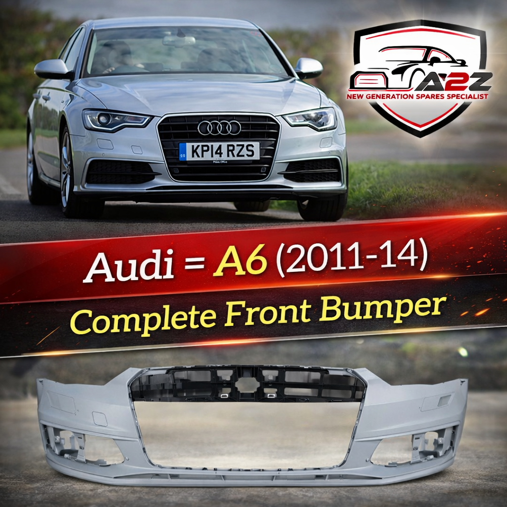 Front Bumper 4G0807065D Compatible With AUDI A6 C7 (4G2, 4GC) | A6 / S6, A6 C7 Avant (4G5, 4GD) | A6 / S6 (2011-2014) Tag No. 34, 37