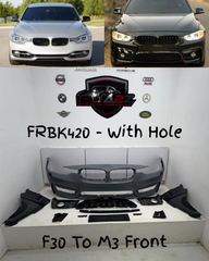 Front Bumper Body Kit Compatible with BMW 3 Series F30 (2012-2018) To M3 Upgrade FRBK420 | (Shipping Cost Not Included In Price)