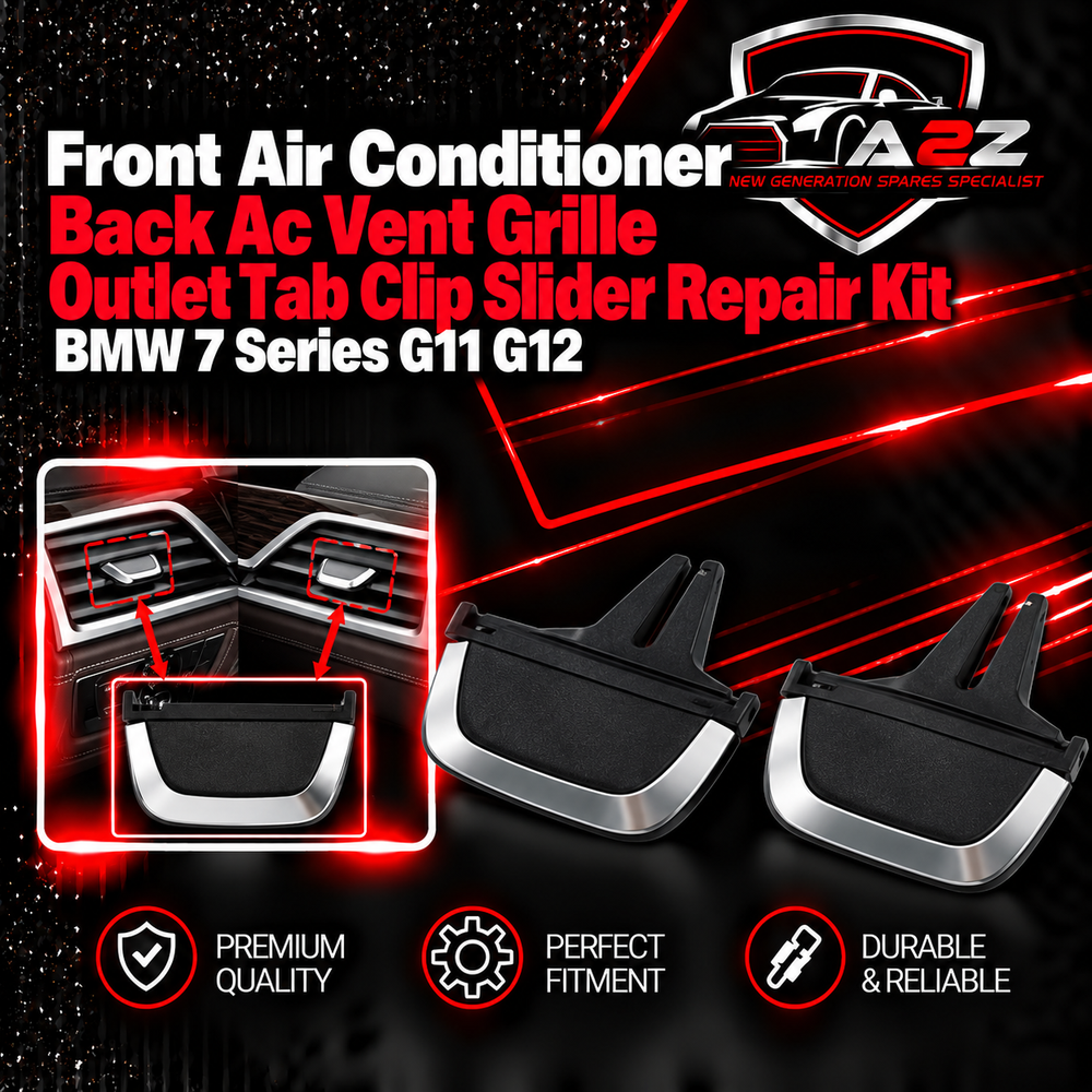Front  Air Conditioner Back Ac Vent Grille Outlet Tab Clip Slider Repair Kit 64229299497 64229299499 Compatible With BMW 7 Series G11 G12 (Set Of 2)