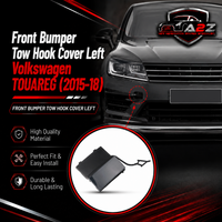 Front Bumper Tow Hook Cover Left 7P6807185A & Right 7P6807186A Compatible With Volkswagen TOUAREG (2015-18)