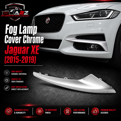 Fog Lamp Cover Chrome Left T4N18894 & Right T4N18893 Compatible With Jaguar XE (2015-2019) Tag No.629