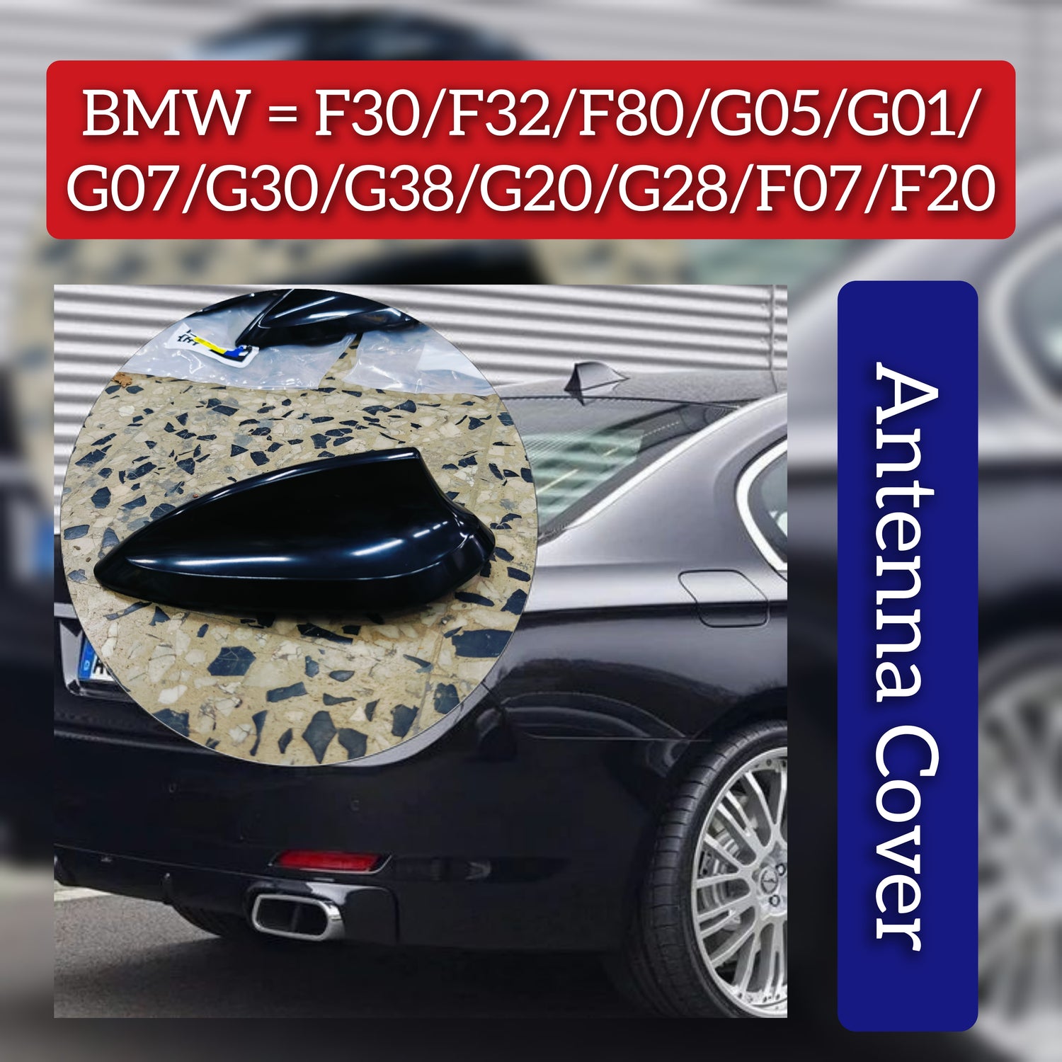Roof Antenna 65209371345 Compatible With 5 Series G30 & X5 G05 & X3 G03 & X7 G07