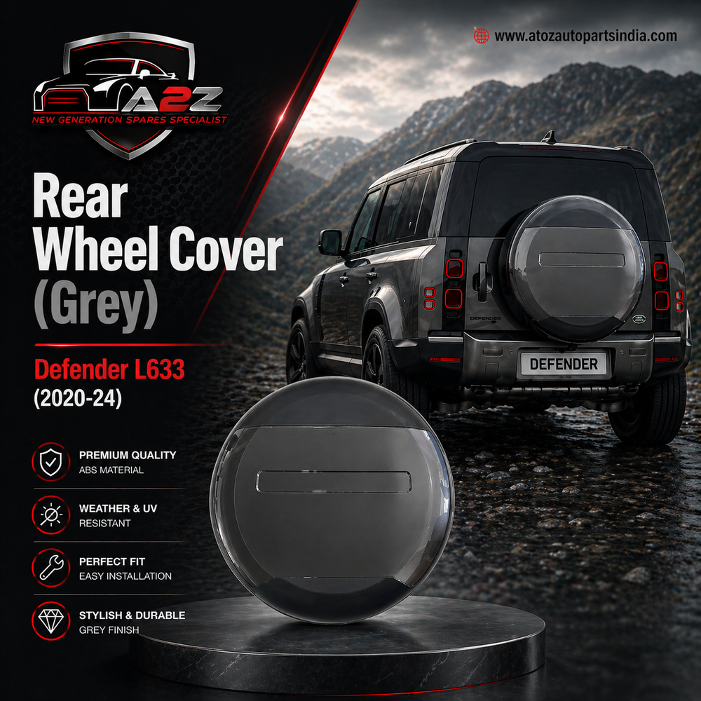 Rear Wheel Cover (Grey) Compatible With Land Rover Defender L633 (2020-24)