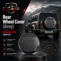 Rear Wheel Cover (Grey) Compatible With Land Rover Defender L633 (2020-24)