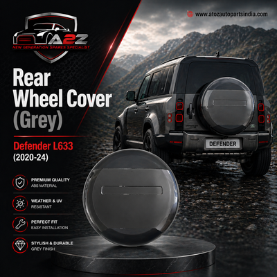 Rear Wheel Cover (Grey) Compatible With Land Rover Defender L633 (2020-24)