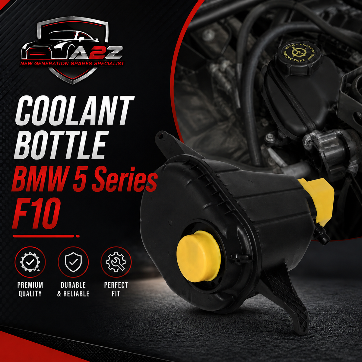 Coolant Bottle 17137601950 17137578439 17137647284 For BMW 5 Series F10 Tag-B-55