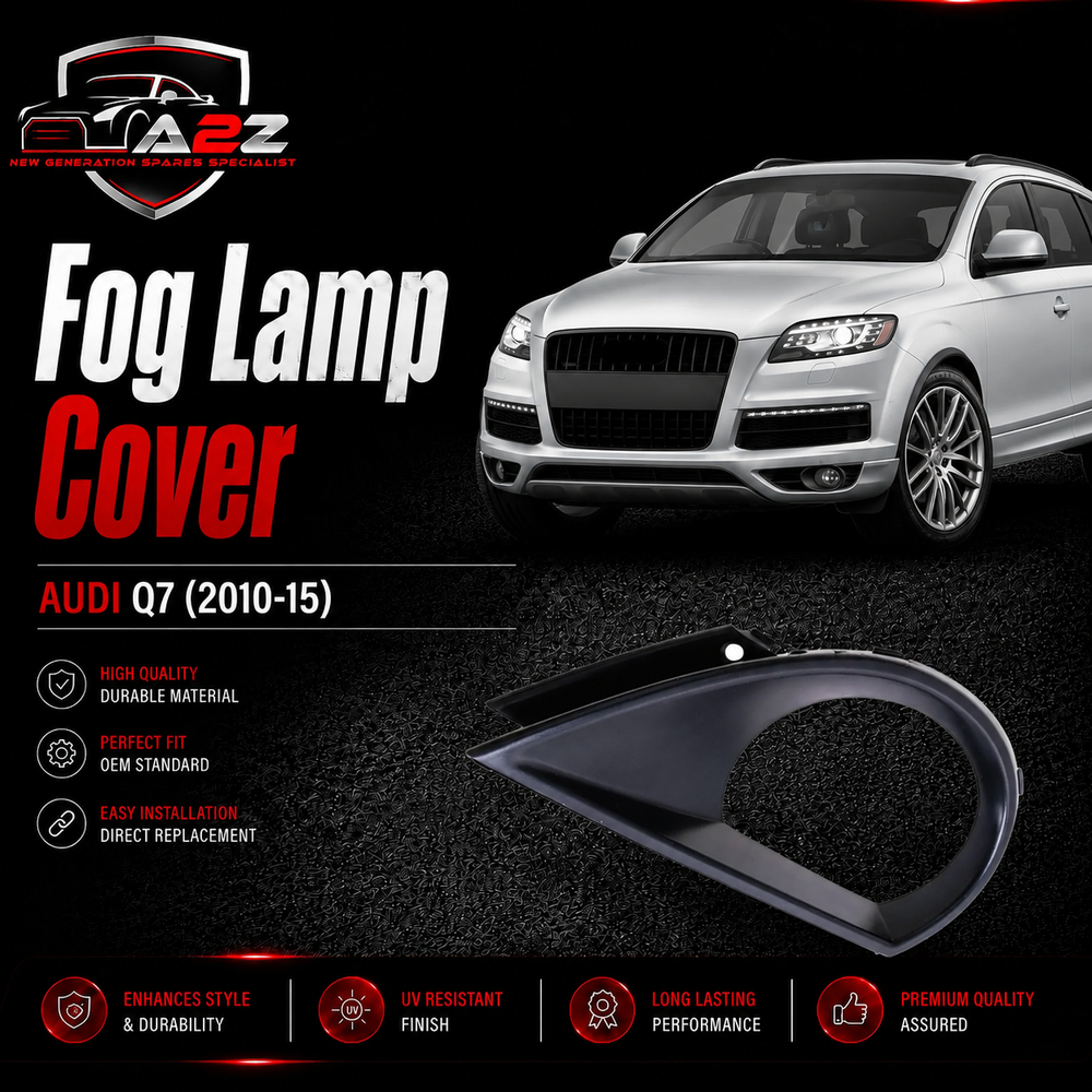 Fog Lamp Cover Fog Lamp Cover Left 4L0807489A & Right 4L0807490A Compatible With AUDI Q7 (2010-15) Fog No.116