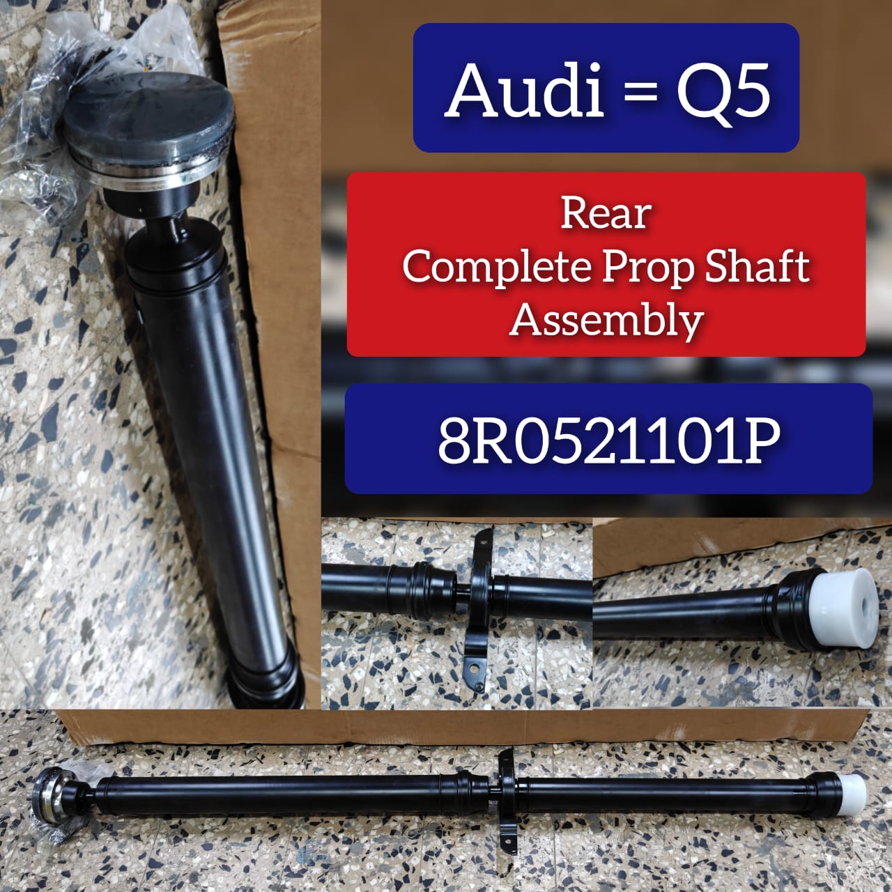 Rear Complete Prop Shaft Assembly 8R0521101P Compatible With Audi Q5