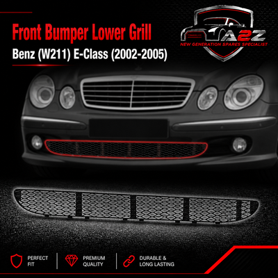 Front Bumper Lower Grill A2118850053 2118850053 Compatible With Mercedes Benz (W211) E-Class (2002-2005) Tag No.322