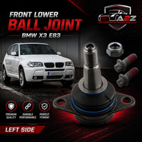 Front Lower Ball Joint  Right & Left 31103438623 Set Compatible With BMW X3 (E83)