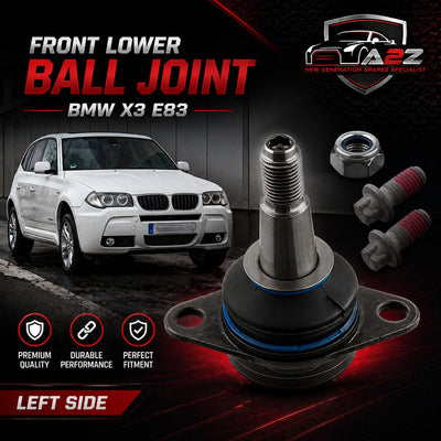 Front Lower Ball Joint  Right & Left 31103438623 Set Compatible With BMW X3 (E83)