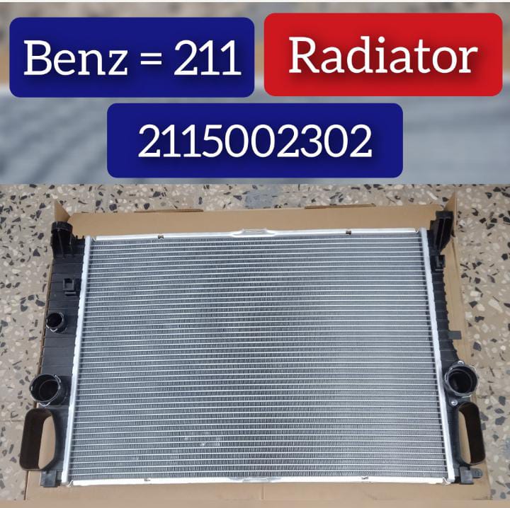 Radiator 2115003102 2115003402 A2115000202 A2115002302 A2115003102  A2115003402  Compatible with MERCEDES-BENZ CLS (C219) &  E-CLASS (W211)